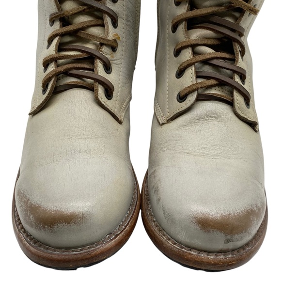 Freebird by Steven Womens Boots Manchester Combat Boots Sz 10 Distressed Leather - Picture 7 of 16